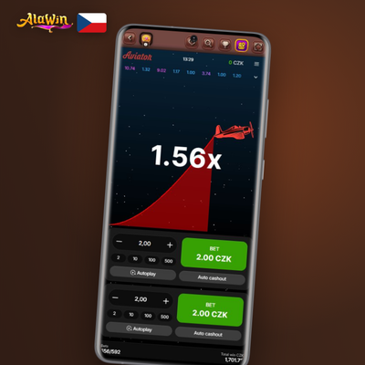 Auto-bet funkce Aviator v Alawin Casino – automatické opakování sázky