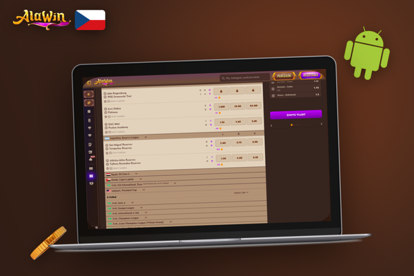 Hráč u stolního počítače sleduje live ruletu v Alawin Casino desktop verzi