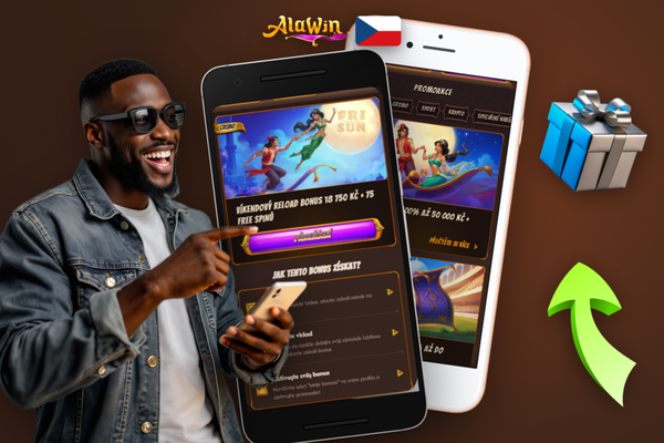 Registrační formulář Alawin Casino se zvýrazněným polem pro zadání promo kódu CZALAW300