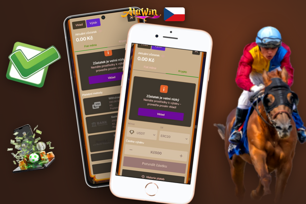 Srovnání rychlosti výběru různými metodami v Alawin Casino od krypta po banku