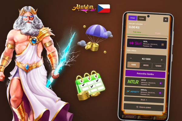 Uvítací bonus 300 % a 300 free spinů pro nové hráče po prvním vkladu v Alawin Casino